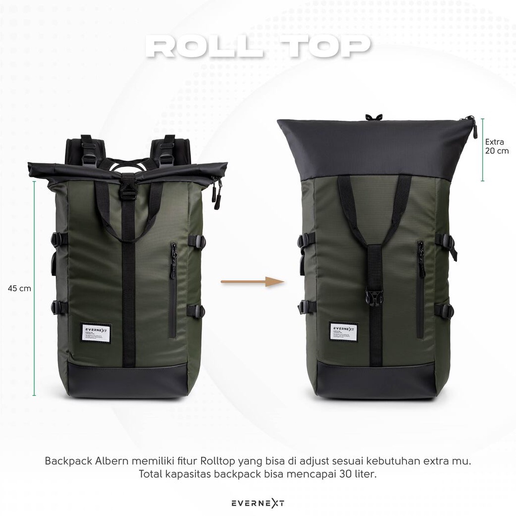 Tas Ransel Besar Jumbo Pria Tas Ransel Sekolah Kuliah Kerja Pria Tas Laptop  Anti Air Tas Outdoor Waterproof Keren Tas Punggung Gunung Hiking Travel bag Anti Air