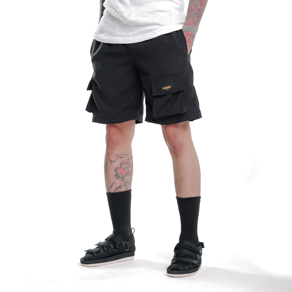 Celana Pendek Pria Cargo Canvas Looxy Hedon Company