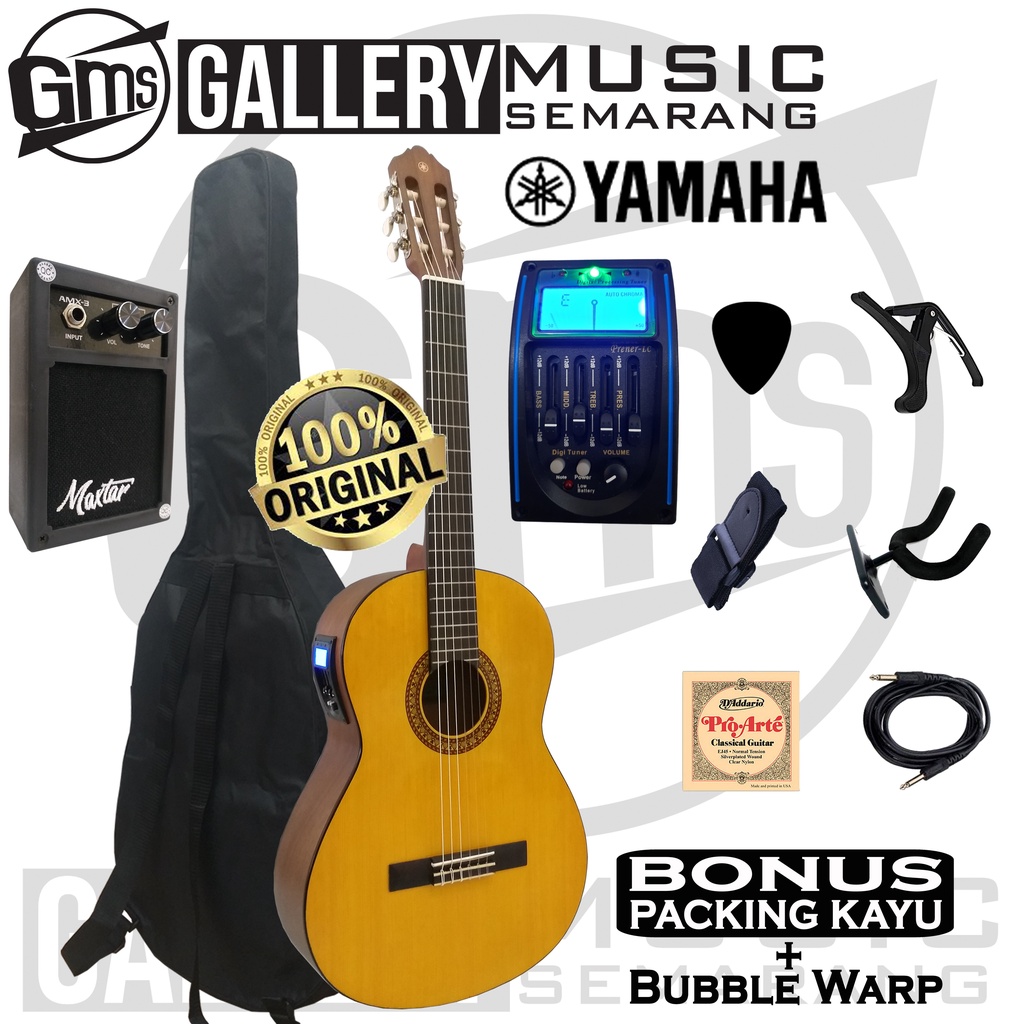 ORIGINAL!!! Gitar Klasik Elektrik Yamaha C315 Original Preamp Equalizer Tuner LC Prener