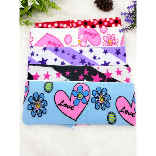 BANDANA KOREA/ BANDANA MOTIF ELEGAN HARGA/PCS