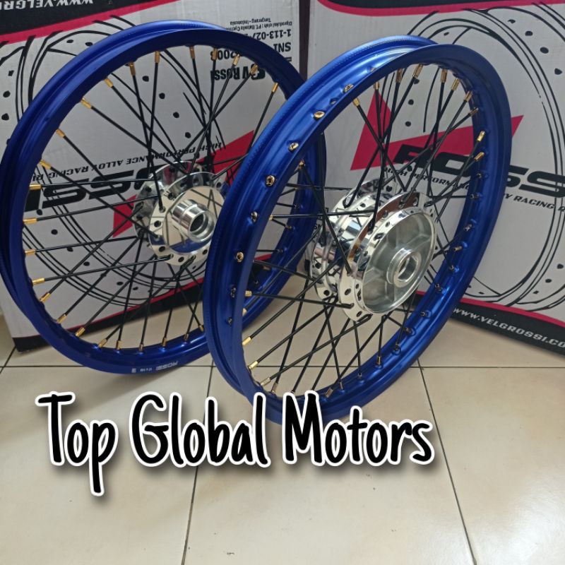 Velg Jupiter MX Old/Vega ZR/Jupiter Burhan/Jupiter Robot Sepasang - Pelek Rossi Yamaha Jupiter Z/Veg
