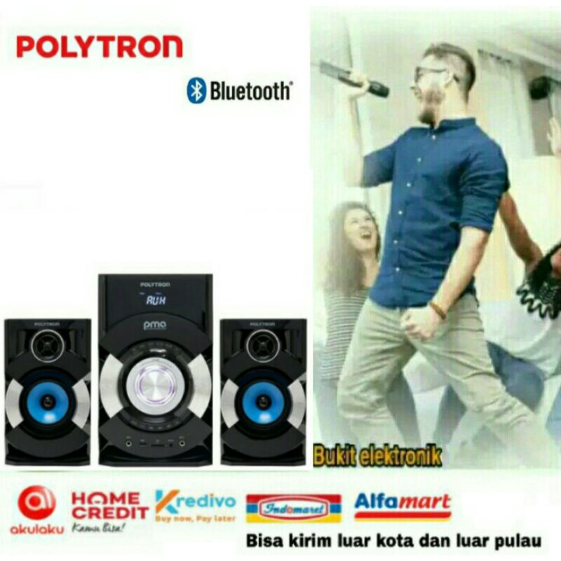 SPEAKER MULTIMEDIA POLYTRON PMA9507BA PMA 9507BA PMA-9507BA XTRA BASS