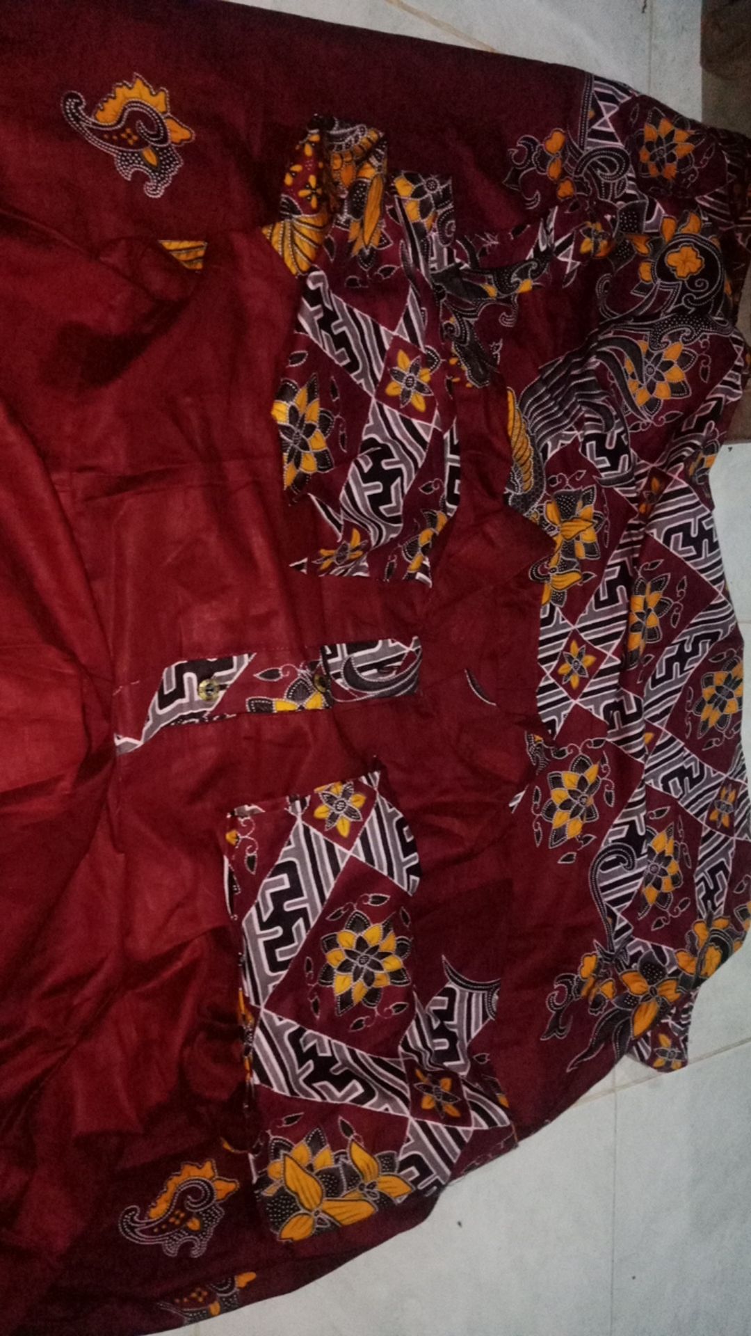 Gamis Batik Sriwedari Maxi Bumil/busui Katun Sogan Allsize & Jumbo