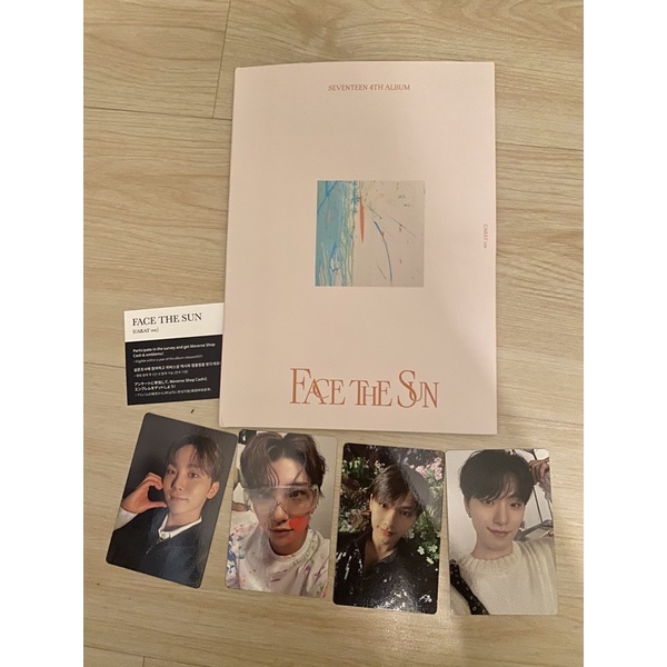 Photocard Carat Version Jeonghan Joshua Hoshi Wonwoo Woozi The8 Minghao Mingyu Seungkwan Seventeen S