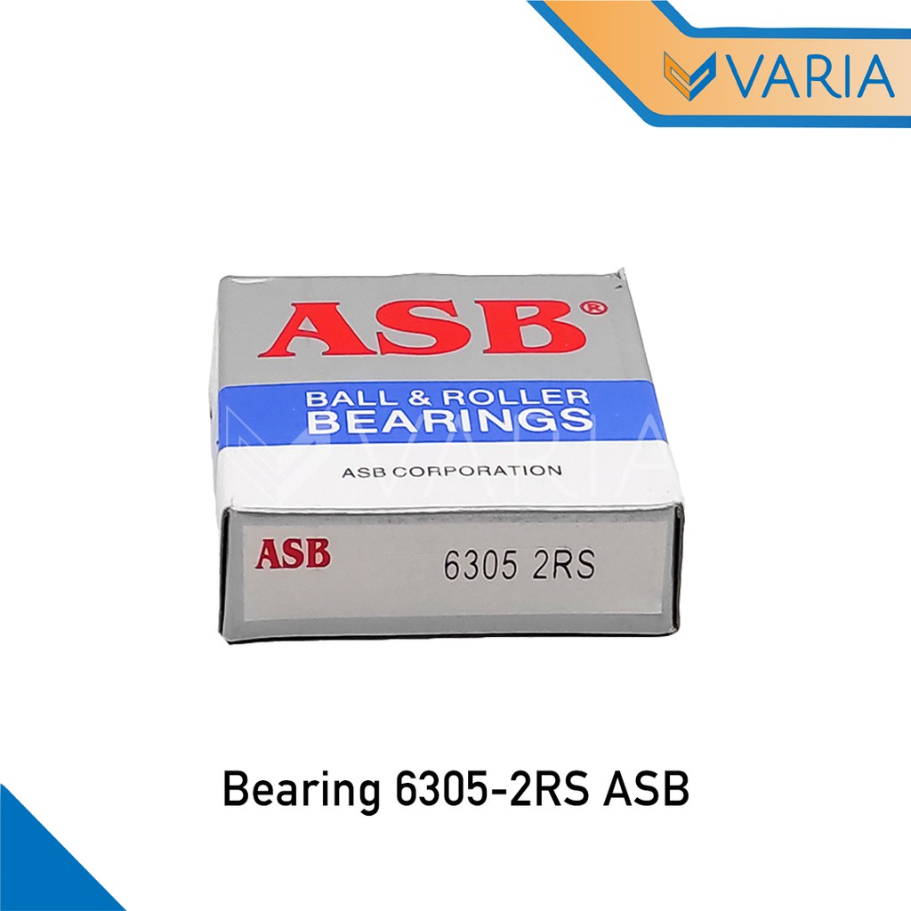 Bearing / Laher 6305 2RS Tutup Karet Double ASB