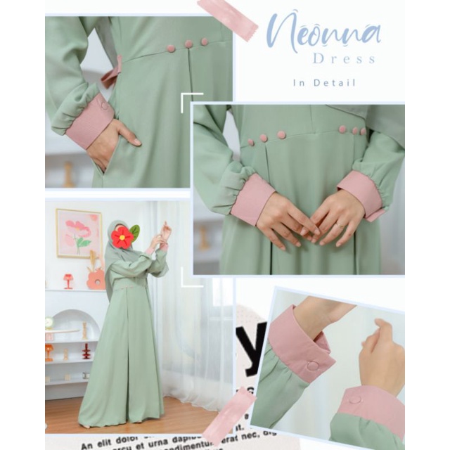 Gamis Neonna Dress By Etuzi