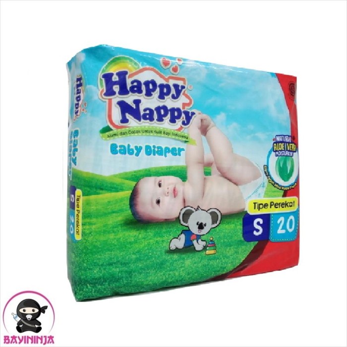 HAPPY NAPPY popok bayi perekat s20//m20//l20