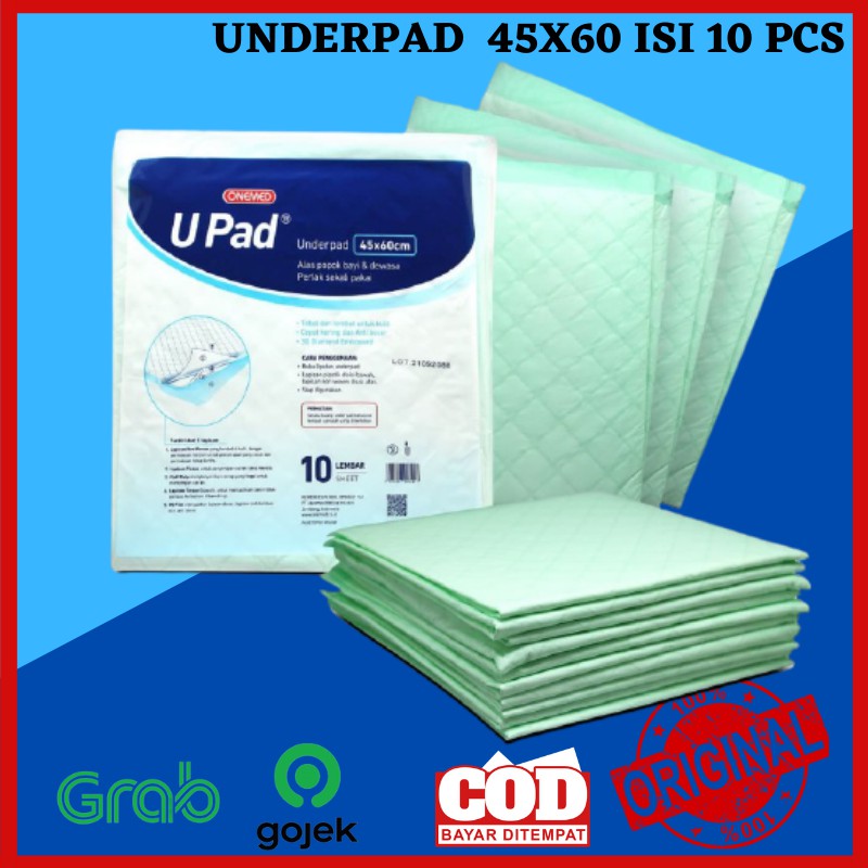 Cod Perlak Underpad Pad Onemed Upad One Med isi 10 lbr