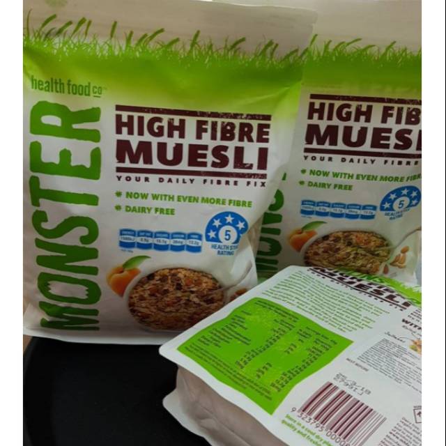 

Monster High Fibre Muesli /sport/free low /tropical