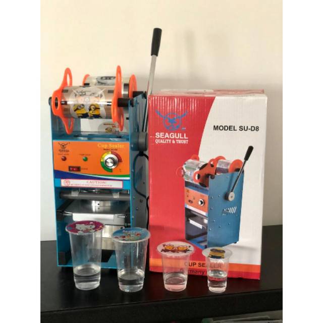 Mesin pres atau cup Sealer su D8 seagull