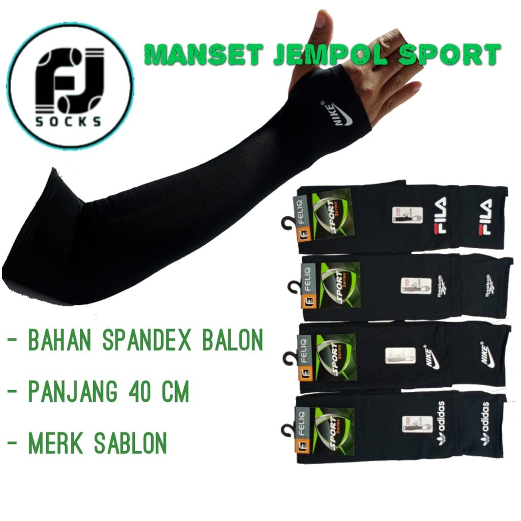 Manset Jempol Sport/Handsock Jempol Model Sport/Sarung Lengan