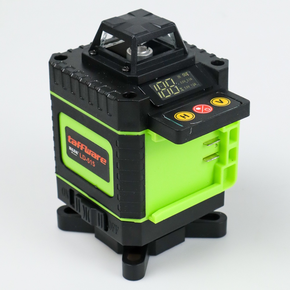 Taffware Hilda Mesin Self Leveling 16 Line Laser 4D with Remote - LD-515 - Green