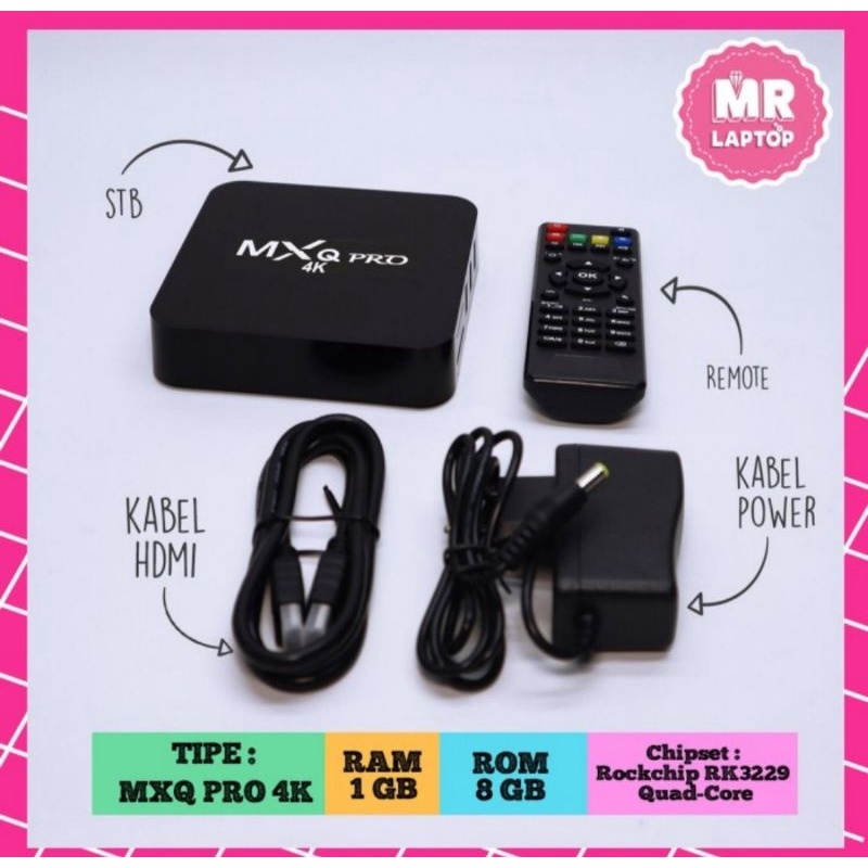 Android TV Box MXQ Pro Support 4K Full HD TV Box android MXQ- PRO 4K kualitas paling Bagus
