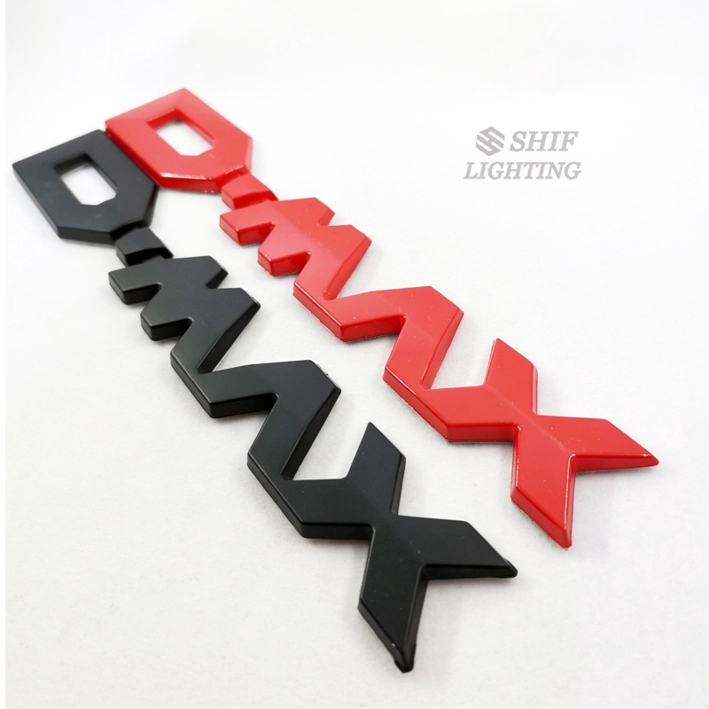 1pc Stiker Emblem Logo Dmax Bahan Abs Krom Untuk Bagasi Belakang Mobil Isuzu