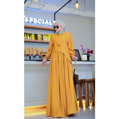 Ready Layka Dress by Hijrah Restu Mandeh Gamis Muslim Original