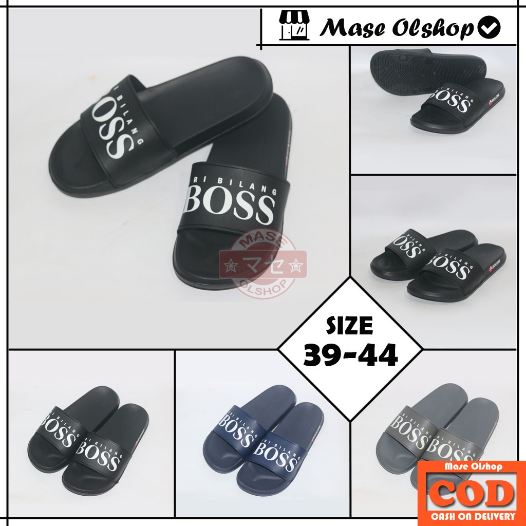 Sandal Slop Pria Iri Bilang BOSS