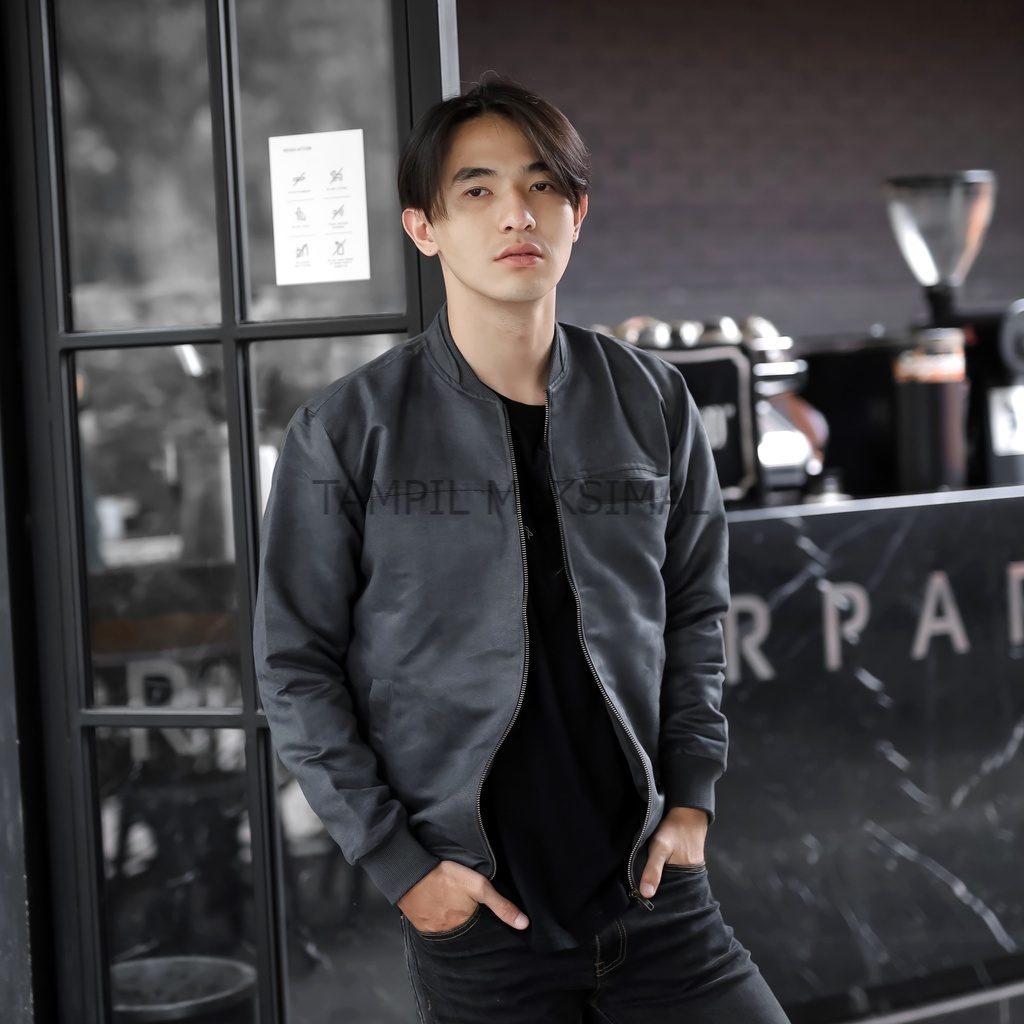 Jaket Libra Suede Grey Old  Original tampil maksimal