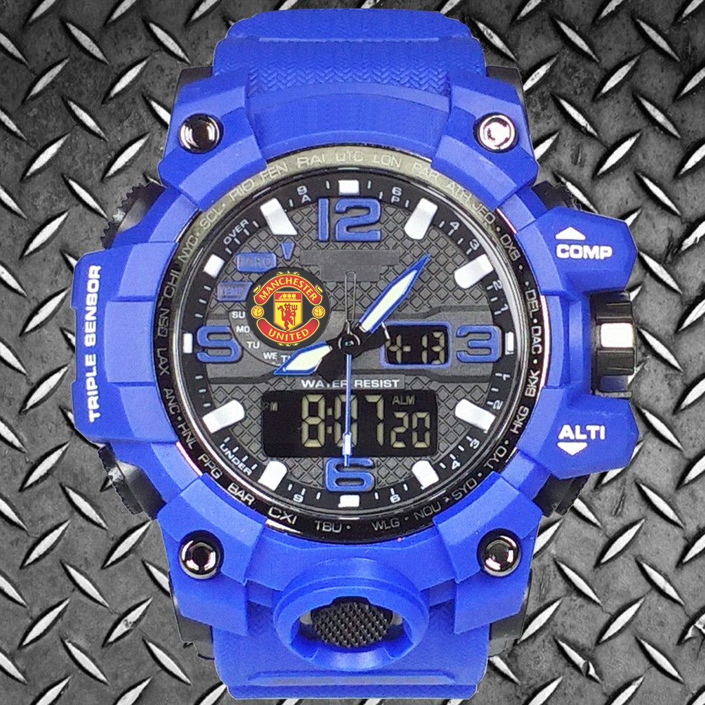 (Istimewa Bossque) Jam MU Double Time Full Biru (Exclusive)