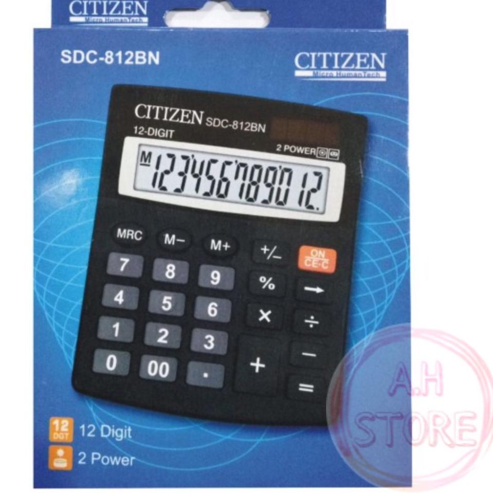 

WX853 Kalkulator Citizen SDC-812BN 12 Digit / 2 Power / Kalkulator CT 812BN ㊛ 53