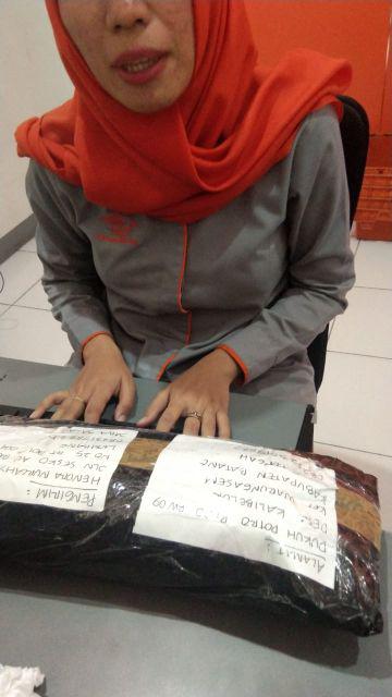 Atasan Baju Batik Sarimbit Maura Couple - Sania Ruffle Batik Couple Ori Ndoro Jowi Asli Termurah Lho