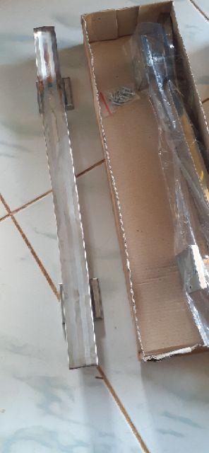 Handle Pintu Rumah Kobra Panjang 45 Cm Lis Tiga Tarikan Pintu Kotak Es Gagang Pintu Stls Kunci Pintu