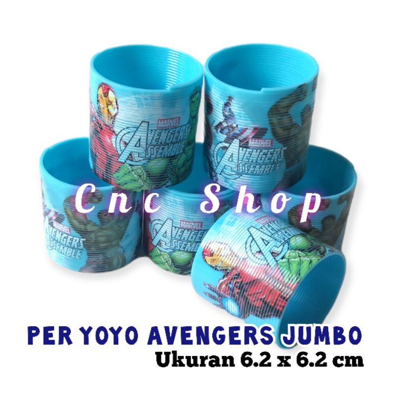 Per Slinky /Per Pegas Besar /Per Yoyo Lucu Karakter Unicorn Emoji Avengers Frozen Mainan Anti Stress Anak Magic Spring