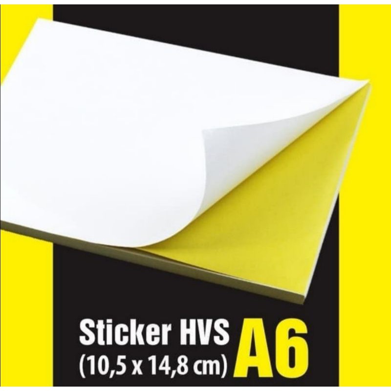 

KERTAS STICKET PRINT DOFF HVS A6 (ISI 250 LEMBAR)