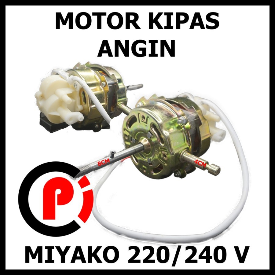 Motor Dinamo Dynamo Kipas Angin Miyako AS Pendek