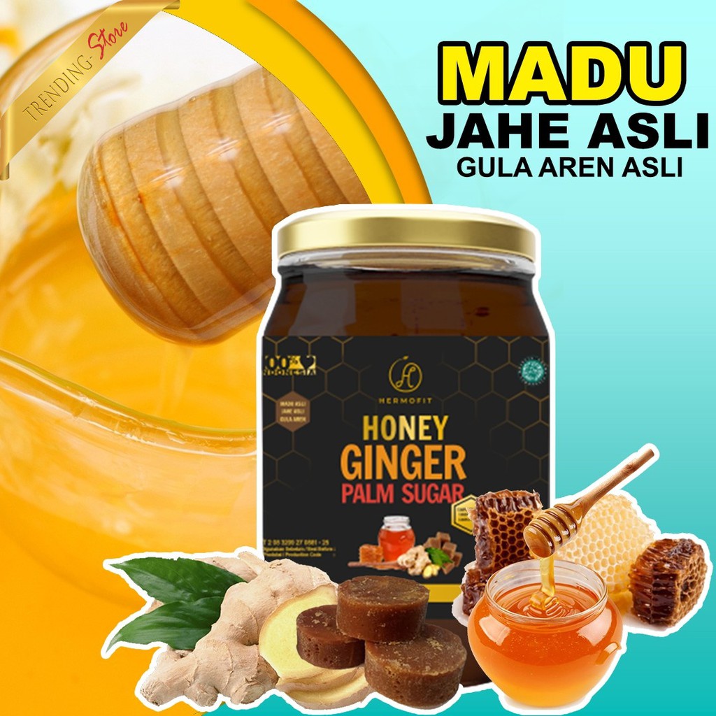 

Madu Jahe Gula Merah Hermofit Ginger Sugar Penambah Daya Tahan Tubuh Meringankan Stress 611872