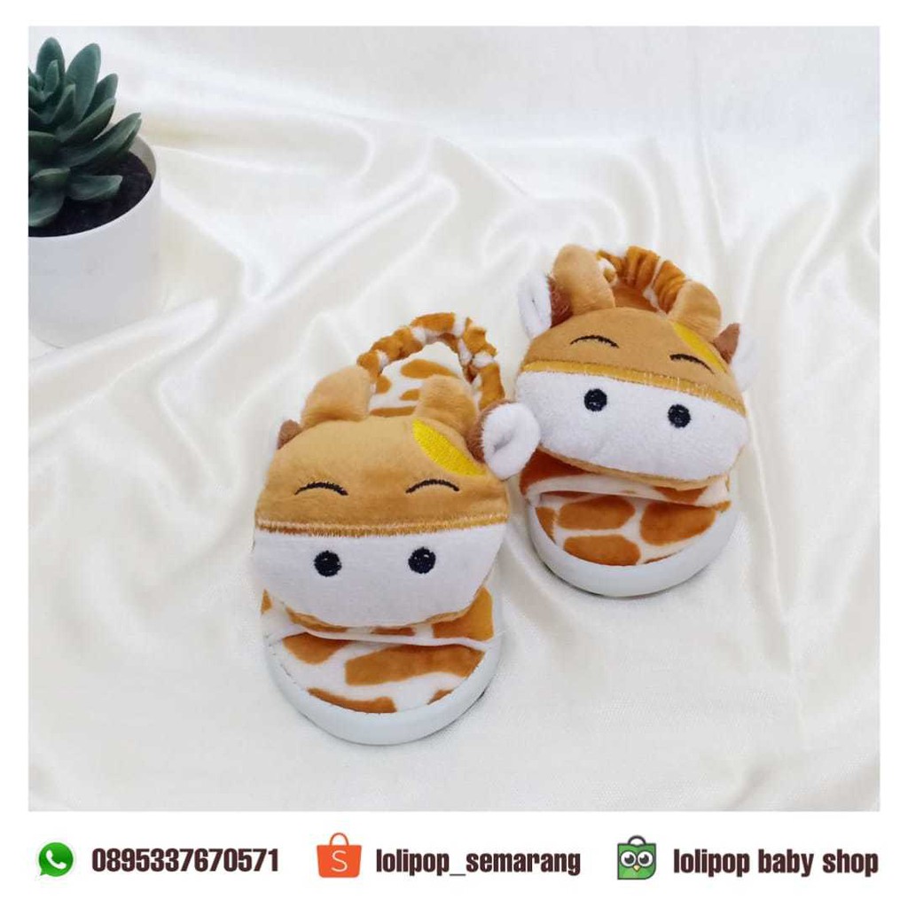 Sepatu Sandal Bayi Baby Shoes Unisex Cow Sapi