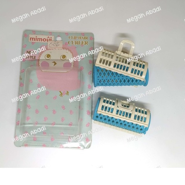 Roll rambut Jepit isi 2 / roll rambut isi 2
