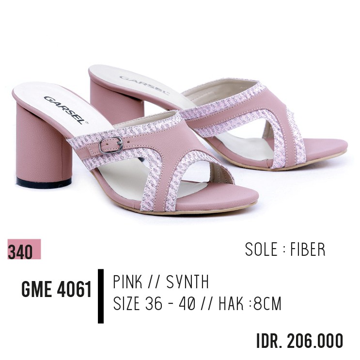 sandal casual wanita,sandal high heels,sandal kelom wanita GME 4061