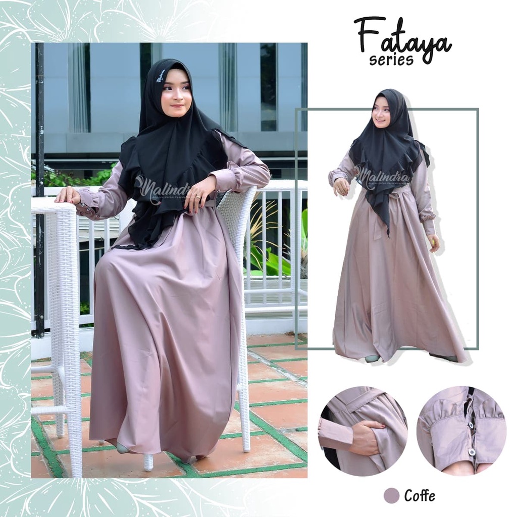 Gamis Toyobo Premium Terbaru Jumbo Polos Fataya Nalindra