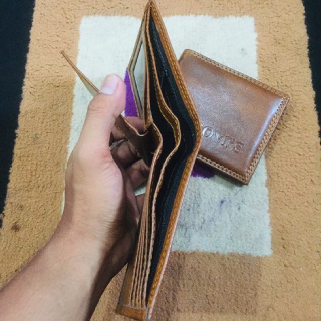 Dompet lipat pria bahan kulit sintetis lokal pipa motif embos full #dompet #dompetlipat #dompetpria