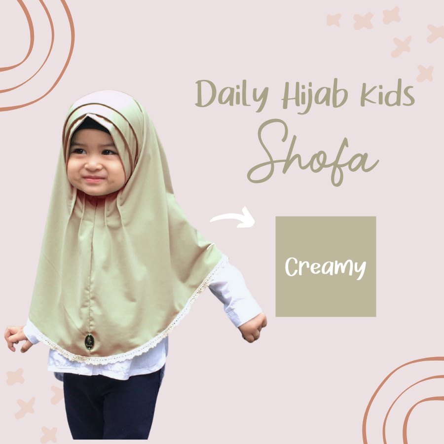 Hijab Anak Terbaru Renda Lucu Usia 1-3 tahun SHOFA