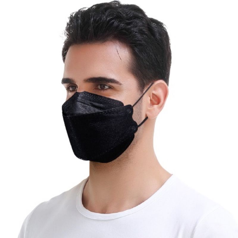 Masker KF94 hitam putih &amp; mix warna