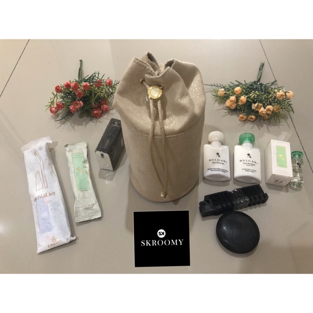 Amenity Kit Bvlgari by Emirates Airlines Original