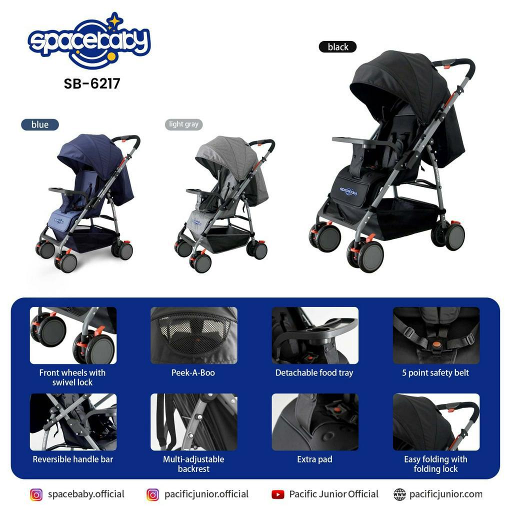 SPACE BABY Baby Stroller SB 6215 SB 6202 SB 6217 SB 6212 SB 6055  KERETA DORONG BAYI SPACEBABY SB6215 SB6202 SB6217 SB6212 SB6055 GAGANG HADAP DEPAN BELAKANG