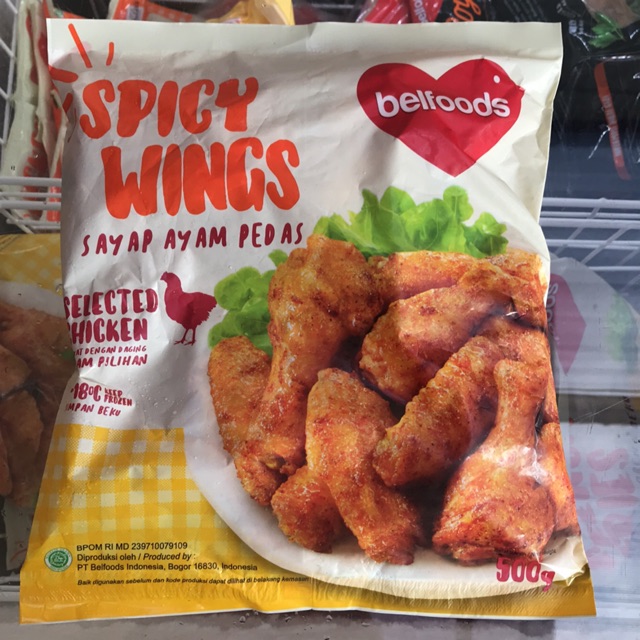 

Belfoods Spicy wing 500gr