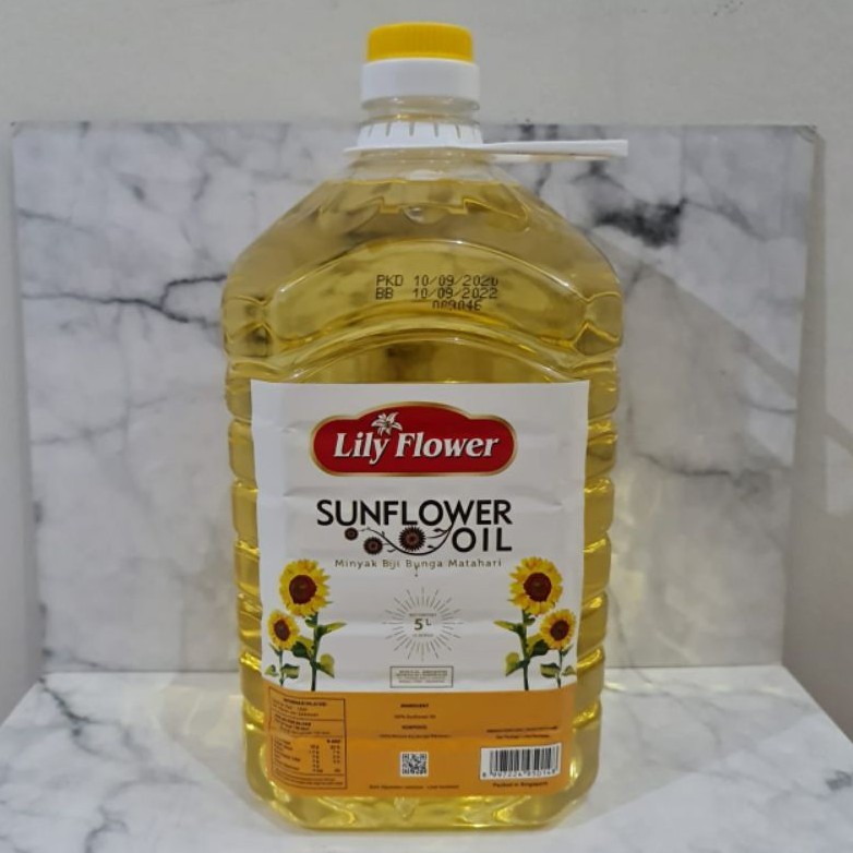 

MINYAK BIJI BUNGA MATAHARI / SUNFLOWER OIL LILY FLOWER 5 LITER