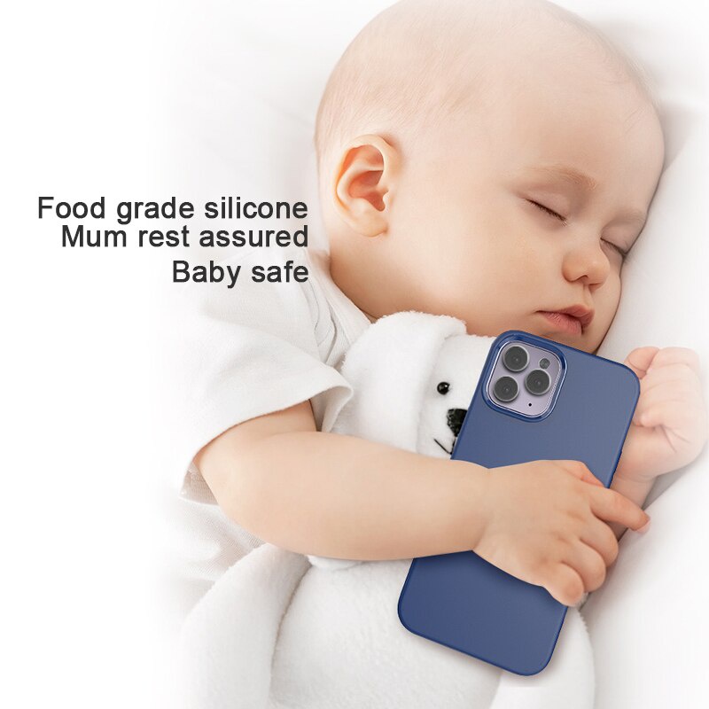 Casing Silikon Magnetik Wireless Charging Untuk IPhone 12 13 Pro Max