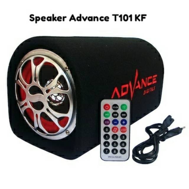 COD SPEAKER WIRELESS BLUETOOTH TABUNG X-BASS 5 INCH ADVANCE T-101BT//SPEAKER SALON AKTIF X-BASS//SPEAEKER X-BASS