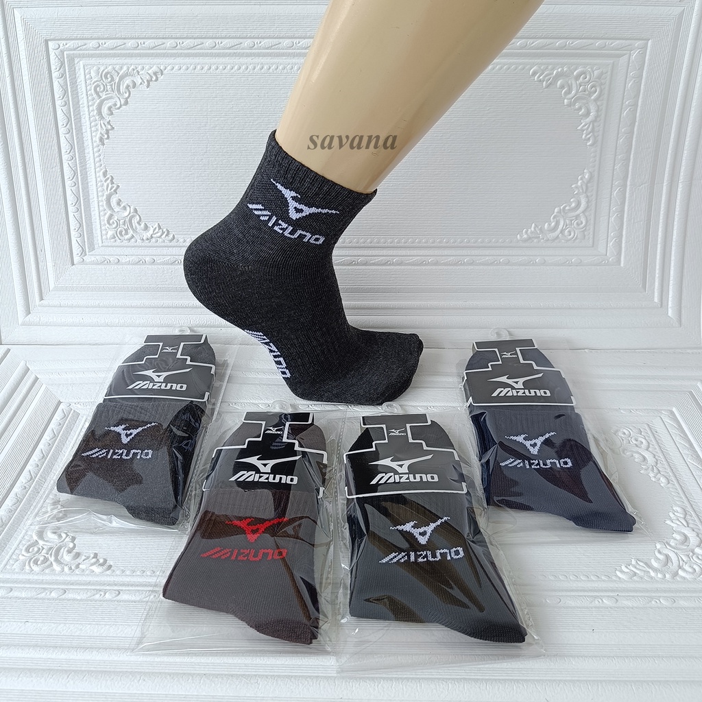 kaos kaki sport motif mizuno 2 karet PREMIUM