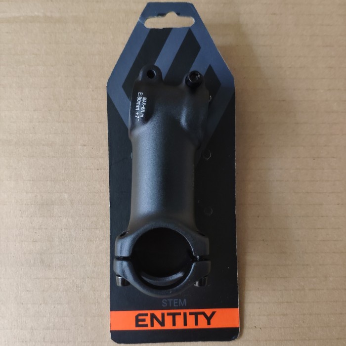 HANDLE STEM SEPEDA ENTITY EXPERT Y21 80 MM BLACK 7 DERAJAT
