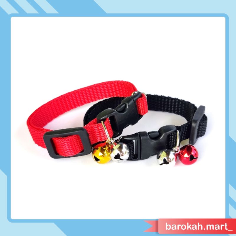 Kalung Kucing 2 Lonceng Pet Collar Kitten Cat Double Bell