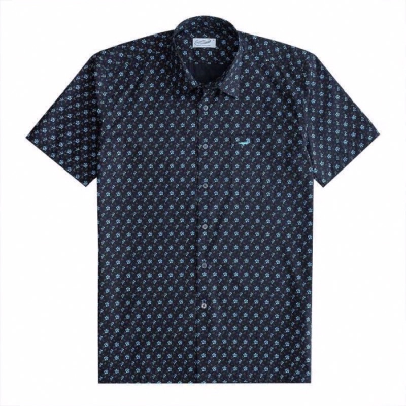 Kemeja Lengan Pendek Pria Crocodile AMOR 0907 Original Crocodile