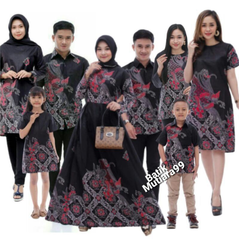 Couple keluarga || couple gamis sogan original batik