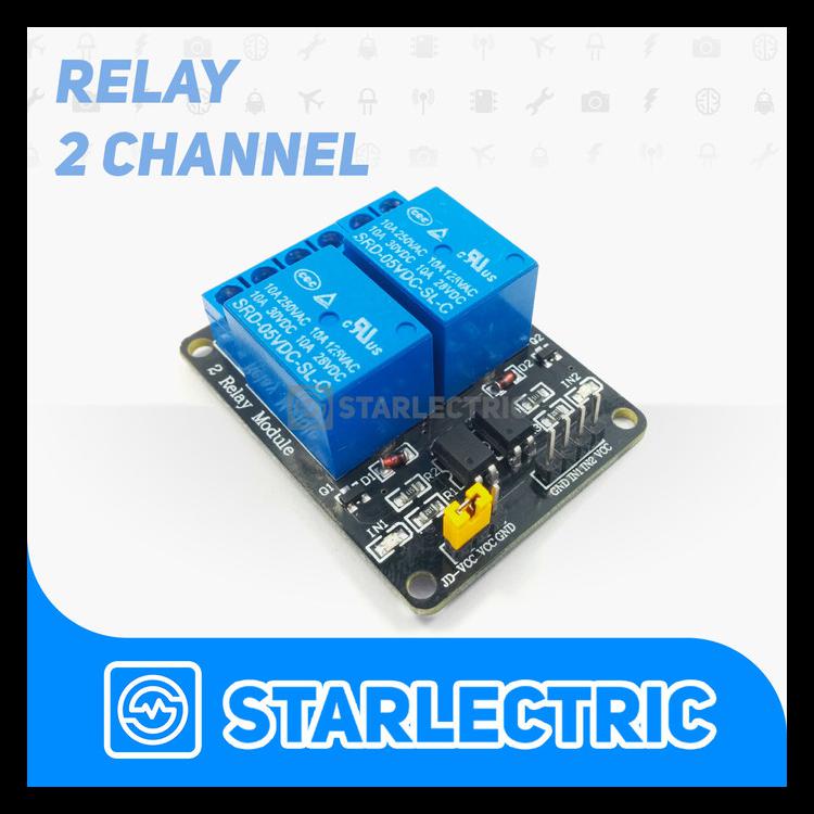 MODUL RELAY 2 CHANNEL ARDUINO TERLARIS