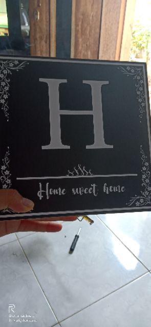 [bisa Cod] Hiasan Dinding Poster Kayu Wall Decor Dekorasi Dinding Minimalis Shabby Home - Pct1hitam