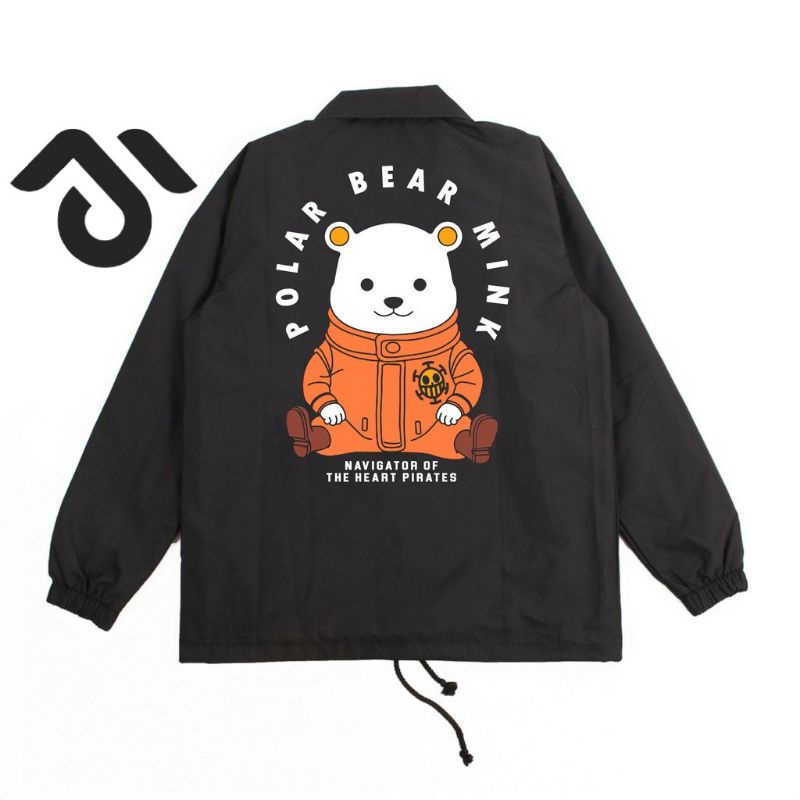PDS JAKET COACH ANIME BEPO ONE PIECE / JAKET JEPANG / WINDBREAKER / JAKET PARASUT